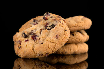 Image showing Dried fruits chip cookies 