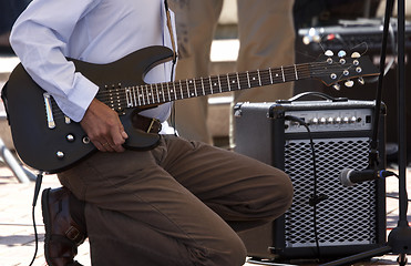 Image showing Guitar Player