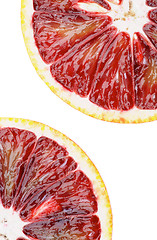 Image showing Slices of Blood Oranges