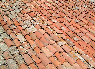 Image showing roof tiles tuscany