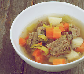 Image showing Rustic Beef Soup