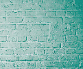 Image showing Green Brick Background