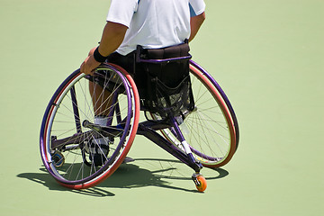 Image showing Wheelchair Athlete