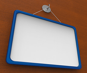 Image showing Blank Noticeboard Copyspace Shows Display Space