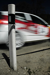 Image showing car in motion