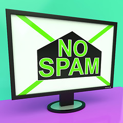 Image showing No Spam Shows Removing Unwanted Junk Email