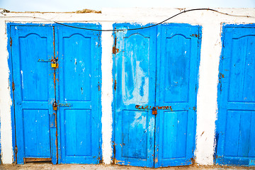 Image showing in africa morocco  old   the blue sky