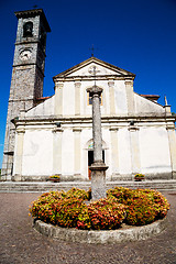 Image showing monument old architecture in italy europe milan religion   