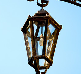 Image showing abstract europe in the sky of italy lantern and  illumination