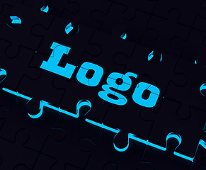 Image showing Logo Shows Label Symbols Illustration Emblem And Logos