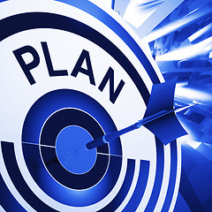 Image showing Plan Target Means Planning, Missions And Goals