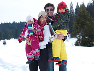 Image showing winter family