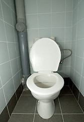 Image showing white clean toilet