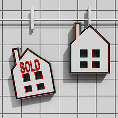 Image showing Sold House Means Sale Of Real Estate