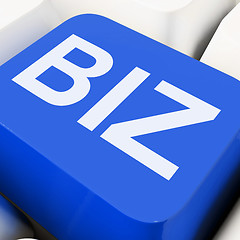 Image showing Biz Key Shows Online Or Web Business