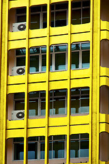 Image showing  bangkok terrace  thailand  office    yellow palaces    fan