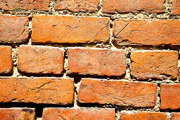 Image showing brick in  wall and texture material the   