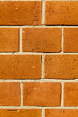 Image showing in london   the       texture of   ancien wall   ruined brick