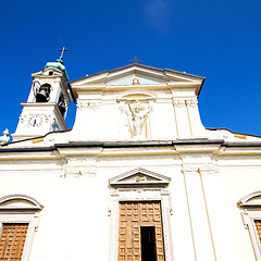 Image showing old architecture in italy europe milan religion and sunlight