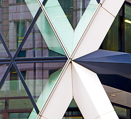 Image showing new     building in london skyscraper      financial district an