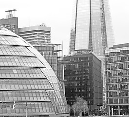 Image showing new     building in london skyscraper      financial district an