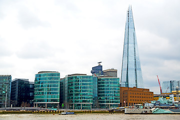 Image showing  in  the new   building     financial district and     window