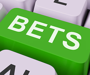 Image showing Bets Key Shows Online Or Internet Gambling