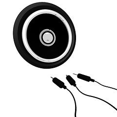 Image showing Audio Speaker Shows Music Equipment Or Loudspeaker