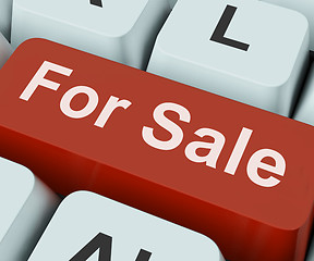 Image showing For Sale Key Means Available To Buy Or On Offer\r