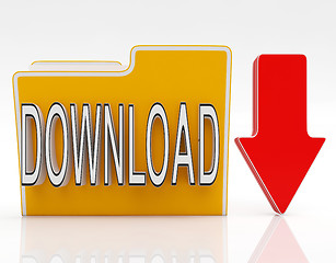 Image showing Download File Shows Downloaded Software