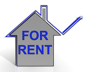 Image showing For Rent House Shows Landlord Leasing Property To Tennant