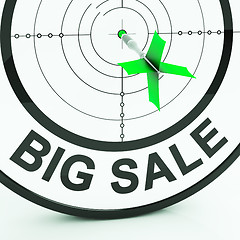 Image showing Big Sale Shows Promotions Offers In Retail