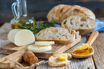 Image showing Homemade wheat bread.