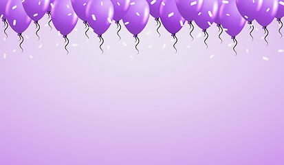 Image showing balloons on the top