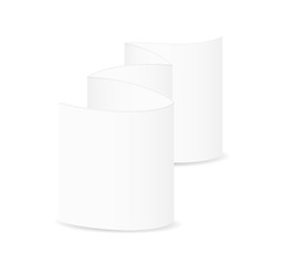 Image showing white blank folded paper