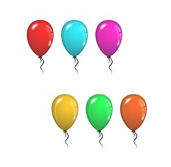 Image showing color balloons