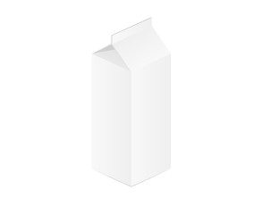 Image showing paper box for milk