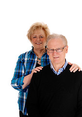 Image showing Senior couple standing.