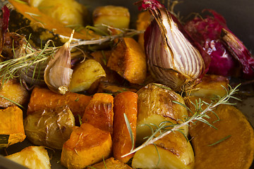 Image showing Rustic Baked Vegetables