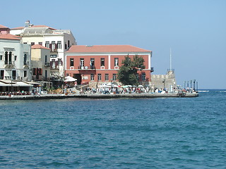 Image showing Houses close to Sea