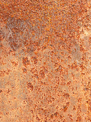 Image showing Rusty iron sheet