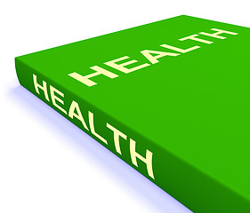 Image showing Health Book Shows Books About Healthy Lifestyle