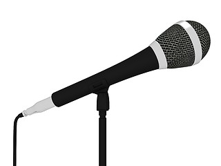 Image showing Microphone Closeup Musical Shows Concert Songs Or Singing Hits