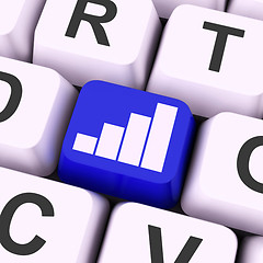 Image showing Graph Key Means Data Analysis Or Statistics