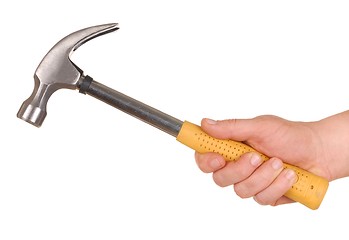 Image showing Hand with Hammer