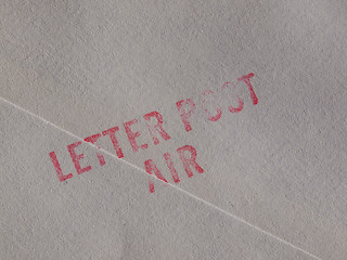 Image showing Letter post air