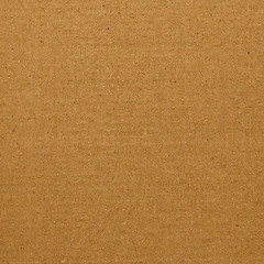 Image showing Brown corrugated cardboard background