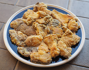 Image showing Fried porcini mushrooms