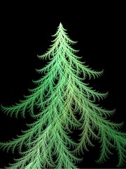 Image showing Christmas tree fractal