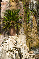 Image showing Waterfall in the mountains